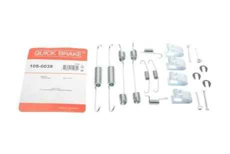 Монтажний набір гальмівної колодки SUBARU FORESTER SUZUKI GRAND VITARA I 1.6-2.5 03.98- QUICK BRAKE 105-0038