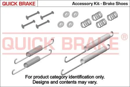 Ремкомплект гальмівних колодок QUICK BRAKE 105-0640