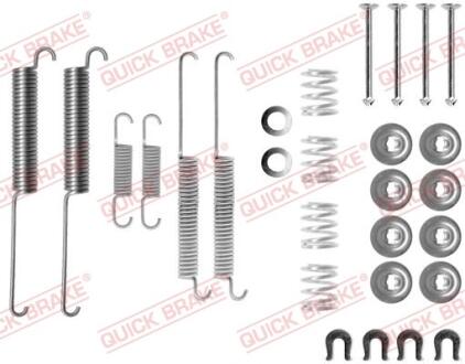 Монтажний набір гальмівної колодки (AKEBONO) MITSUBISHI L200, L400 2.0/2.5D 09.95-12.07 QUICK BRAKE 105-0787