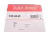 Монтажный комплект тормозных колодок NISSAN Pathfinder 3,3-3,5 -04, Navara QUICK BRAKE 105-0843 (фото 3)
