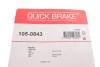 Комплект пружинок колодок стояночного гальма QUICK BRAKE 105-0843 (фото 3)