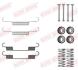 Монтажний набір гальмівної колодки (AKEBONO) NISSAN MURANO I 3.5 08.03-09.08 QUICK BRAKE 105-0897 (фото 1)