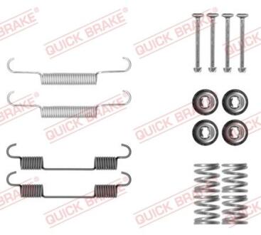 Монтажний набір гальмівної колодки (AKEBONO) NISSAN MURANO I 3.5 08.03-09.08 QUICK BRAKE 105-0897