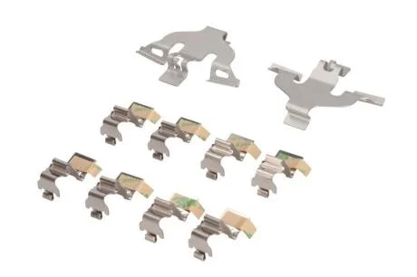 Монтажний набір гальмівних колодок передн AUDI A3, A4 ALLROAD B9, A4 B9, A5, A6 ALLROAD C8, A6 C8, A7, A8 D5, E-TRON, Q3, Q5, Q7, Q8 CUPRA FORMENTOR VW PASSAT B8, TOUAREG 1.0-Electric 01.10- QUICK BRAKE 109-0066