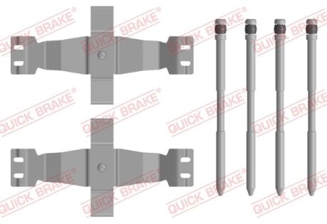Монтажний набір гальмівних колодок передн TESLA MODEL 3, MODEL Y Electric 01.17- QUICK BRAKE 109-0122