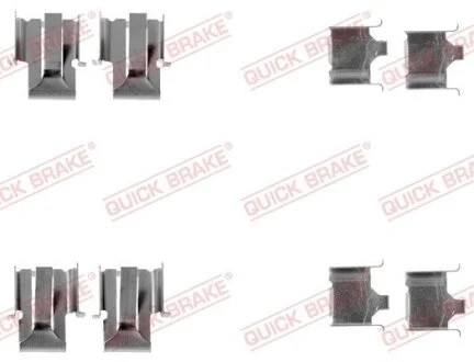 Монтажний компл.,гальм.колодки QUICK BRAKE 109-1078