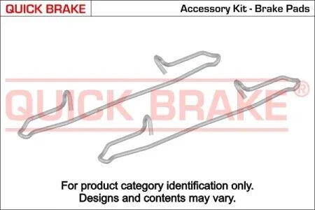 Монтажний компл.,гальм.колодки QUICK BRAKE 109-1085