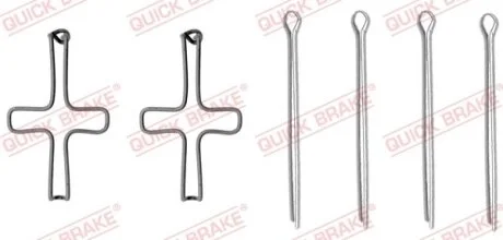 Монтажний компл.,гальм.колодки QUICK BRAKE 109-1099