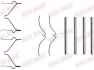 Комплект прижимних планок гальмівного супорту QUICK BRAKE 109-1124 (фото 1)