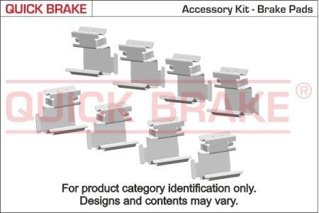 Монтажний компл.,гальм.колодки QUICK BRAKE 109-1130