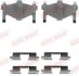 Комплектующие, колодки дискового тормоза QUICK BRAKE 109-1136 (фото 1)
