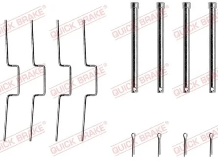 Комплект приладдя, накладка дискового гальма QUICK BRAKE 109-1176
