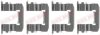 Zestaw monta┐owy ELANTRA 00- do klockєw AKEBONOMANDOSUMITOMO P QUICK BRAKE 109-1184 (фото 1)