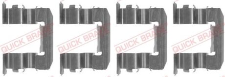 Zestaw monta┐owy ELANTRA 00- do klockєw AKEBONOMANDOSUMITOMO P QUICK BRAKE 109-1184