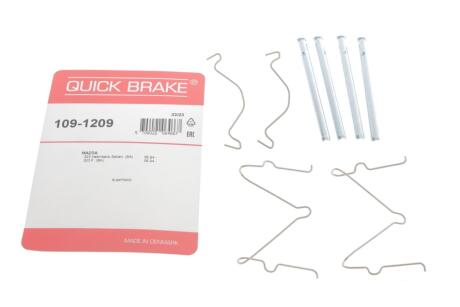 Р/к дискових гальм. колодок (Р/к дискових гальм. колодок) QUICK BRAKE 109-1209