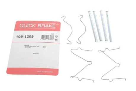 Р/к дискових гальм. колодок (Р/к дискових гальм. колодок) QUICK BRAKE 109-1209