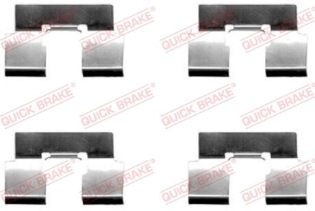 Монтажний компл.,гальм.колодки QUICK BRAKE 109-1214