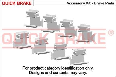 Монтажний компл.,гальм.колодки QUICK BRAKE 109-1226
