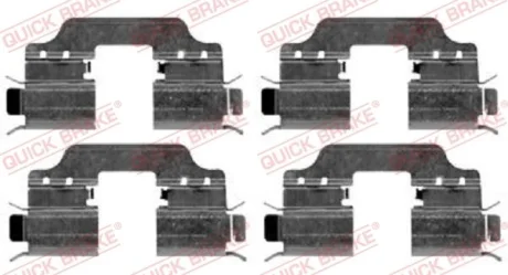 Комплект приладдя, накладка дискового гальма QUICK BRAKE 109-1653