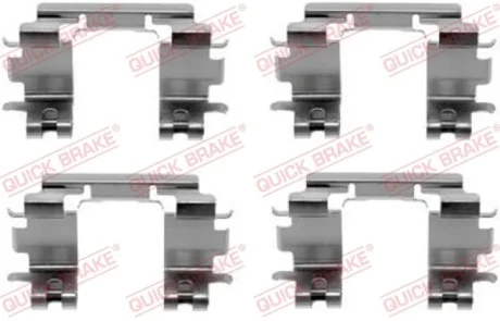 Комплект приладдя, накладка дискового гальма QUICK BRAKE 109-1670