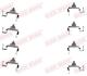 Планка супорта (переднього) прижимна (к-кт) Kia Sportage 2.0i 16V 94-03 (Sumito QUICK BRAKE 109-1697 (фото 1)