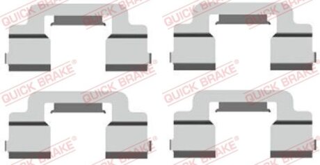Комплектующие, колодки дискового тормоза QUICK BRAKE 109-1703