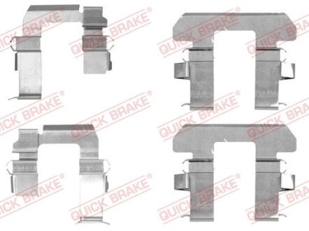 Монтажний компл.,гальм.колодки QUICK BRAKE 109-1763