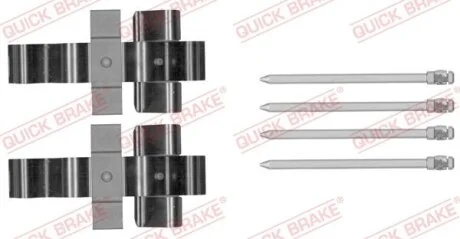 Комплект приладдя, накладка дискового гальма QUICK BRAKE 109-1852