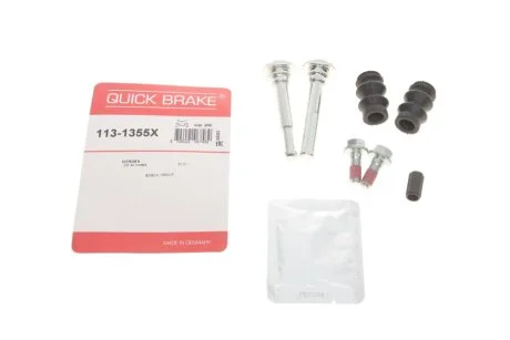 Ремкомплект гальмівного супорта передн Лів/Прав DS DS 3, DS 3 / DS 3 MERCEDES SPRINTER 3,5-T (B906), SPRINTER 3-T (B906), SPRINTER 4,6-T (B906), VIANO (W639) 0.9-Electric 08.93- QUICK BRAKE 113-1355X