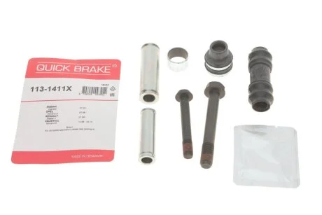Ремкомплект гальмівного супорта передн Лів/Прав NISSAN INTERSTAR OPEL MOVANO A RENAULT MASTER II 1.9D-3.0D 07.98- QUICK BRAKE 113-1411X