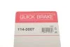 Ремкомплект гальмівного супорта задн Лів/Прав (діаметр поршня: 38) ALFA ROMEO MITO AUDI A3 CITROEN C4, C4 I FIAT BRAVO II, MULTIPLA, STILO FORD MONDEO III JAGUAR X-TYPE I 1.2-Electric 04.99- QUICK BRAKE 114-0007 (фото 3)