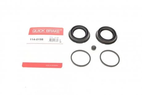 Ремкомплект гальмівного супорта передн Лів/Прав (діаметр поршня: 44) MERCEDES GLK (X204) 2.0-3.5 06.08-12.15 QUICK BRAKE 114-0198