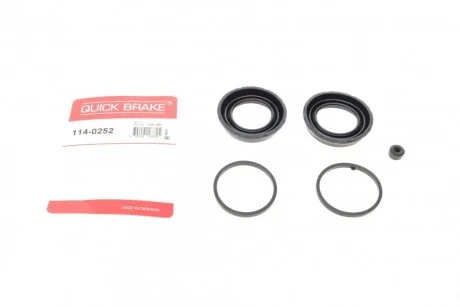 Ремкомплект гальмівного супорта передн Лів/Прав (діаметр поршня: 48) MERCEDES GL (X166), GLE (C292), GLE (W166), GLS (X166), M (W166) JEEP GRAND CHEROKEE, GRAND CHEROKEE II 2.2D-6.4 10.98- QUICK BRAKE 114-0252