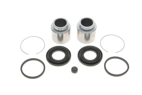 Ремкомплект гальмівного супорта передн Лів/Прав (діаметр поршня: 43, із поршнем) CITROEN C-CROSSER, C-CROSSER ENTERPRISE MITSUBISHI DELICA / SPACE GEAR, ECLIPSE II, ECLIPSE III 1.5-3.5 08.84- QUICK BRAKE 114-5021