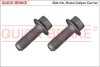 Направляючий болт супорта задн (упаковка 2 шт) VOLVO S60 I, S80 I, V70 II, XC70 I FORD C-MAX, FOCUS II, FOCUS II/KOMBI, MONDEO III 1.4-3.0 11.97- QUICK BRAKE 11558XC (фото 1)