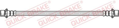 Гальмівний шланг QUICK BRAKE 25.056