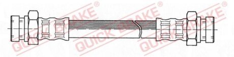 QB MAZDA Шланг тормозной задний 323 94- QUICK BRAKE 27.024
