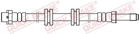 Гальмівний шланг QUICK BRAKE 32.220