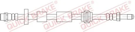 Гальмівний шланг QUICK BRAKE 32.836