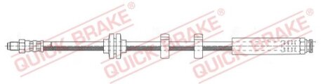Гальмівний шланг QUICK BRAKE 32.968
