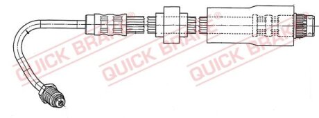 Гальмівний шланг QUICK BRAKE 37.929