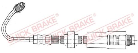Гальмівний шланг QUICK BRAKE 37.930