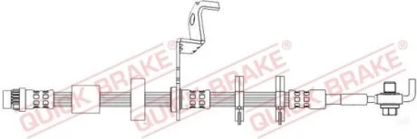 Гальмівний шланг QUICK BRAKE 50.725X