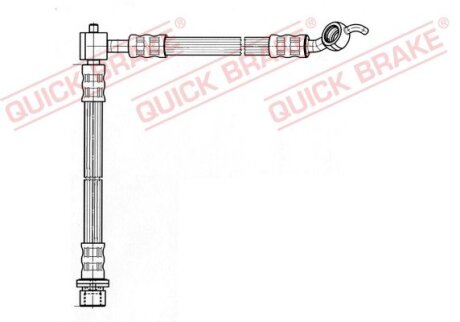 Гальмівний шланг QUICK BRAKE 50.833