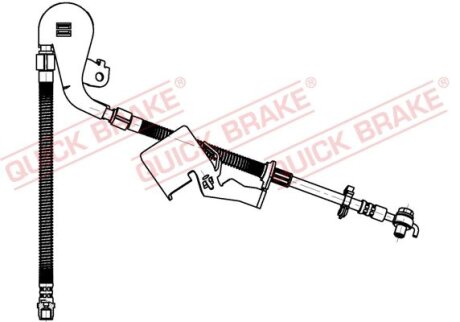 Гальмівний шланг QUICK BRAKE 58.804X