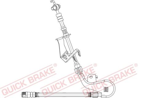 Гальмівний шланг QUICK BRAKE 58.887X