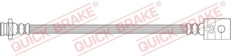 Гальмівний шланг задн. лів./прав. NAVARA 2.4, 2.5, 3.0 97-, PICK UP 98- QUICK BRAKE 62.017