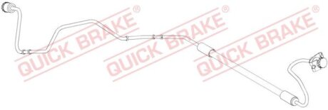 Гальмівний шланг QUICK BRAKE 96.014