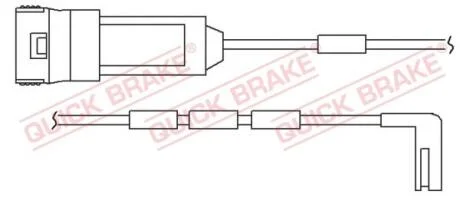 Датчик зносу гальмівних колодок QUICK BRAKE WS 0124 A