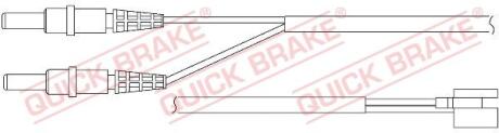 QB PEUGEOT Датчик передних тормозных колодок 605 (к-т) QUICK BRAKE WS0170A